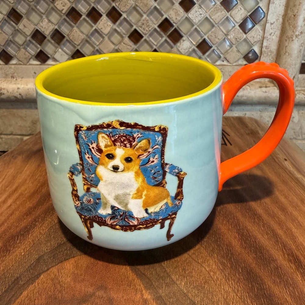 New Anthropologie by Raphael Balme Corgi Mug - Picture 2 of 11